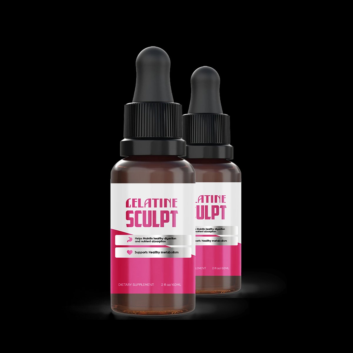 Gelatine Sculpt liquid gelatin dropper supplement 60ml